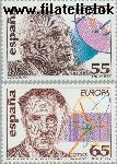 SPA 3162#3163 Postfris 1994 C.E.P.T.- Ontdekkingen en uitvindingen