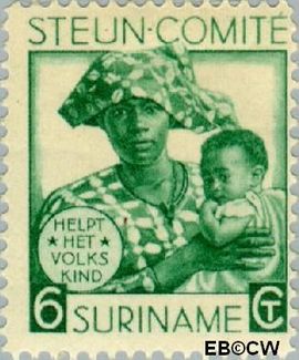 Suriname SU 149 1931 Steuncomité Gebruikt 6+4