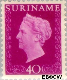 Suriname SU 270 1948 Koningin Wilhelmina Gebruikt 40