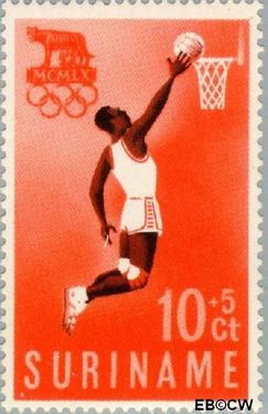 Suriname SU 350 1960 Olympisch Comité Gebruikt 10+5