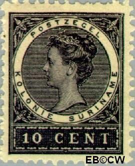 Suriname SU 48 1904 Medaillon Gebruikt 10