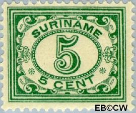 Suriname SU 78 1913 Drukwerkzegel Gebruikt 5