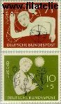 Bundesrepublik BRD 232#233  1956 Jongen en meisje  Postfris