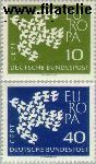 Bundesrepublik BRD 367#368  1961 C.E.P.T.- Vogels in vlucht  Postfris