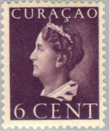 Curaçao CU 168 1947 Type 'Konijnenburg' 6 Gebruikt