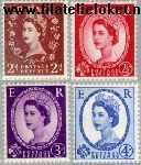 Groot-Brittannië   1959 Koningin Elizabeth grafiet-fosfor  Postfris