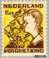 Nederland NL 0248 1932 Kinderen en bloemen Gebruikt 1½+1½