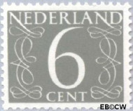 Nederland NL 0466 1954 Cijfer type 'van Krimpen' Gebruikt 6