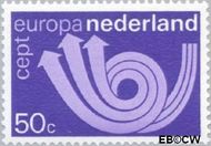 Nederland NL 1031 1973 C.E.P.T.- Posthoorn Gebruikt 50 - Img 1