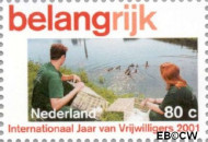 Nederland NL 1968b 2001 Vrijwilligerswerk Gebruikt 80 - Img 2