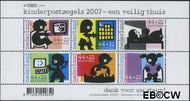 Nederland NL 2527 2007 Kinderzegels- een veilig thuis Gebruikt - Img 1