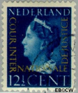 Nederland NL D22 1947 Cour Internationale de Justice Gebruikt 12½ - Img 2