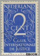 Nederland NL D25 1950 Cour Internationale de Justice Gebruikt 2 - Img 1
