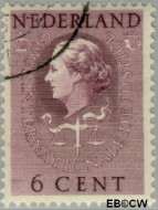 Nederland NL D32 1951 Cour Internationale de Justice Gebruikt 6 - Img 2