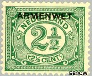 Nederland NL D4 1913 Armenwet Gebruikt 2½ - Img 1