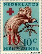 Nieuw-Guinea NG 39 1956 Paradijsvogel Gebruikt 10+10