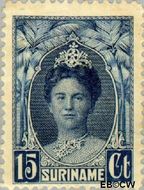 Suriname SU 120 1927 Gewijzigd jubileum-type Gebruikt 15