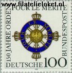Bundesrepublik BRD 1613#  1992 Orden 'Pour le mérite'  Postfris