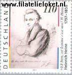 Bundesrepublik BRD 1962#  1997 Heine, Heinrich  Postfris