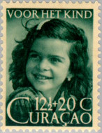 Curaçao CU 202 1948 Wit-gele kruis 12½+20 Gebruikt