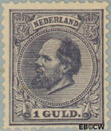 Nederland NL 0028 1888 Koning Willem III- 5e emissie Gebruikt 100
