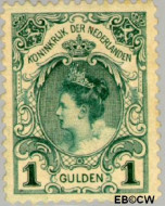 Nederland NL 0049 1893 Koningin Wilhelmina-Kroningsgulden Ongebruikt 100
