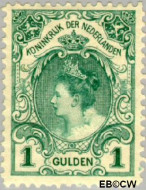 Nederland NL 0077 1899 Koningin Wilhelmina- 'Bontkraag' Ongebruikt 100