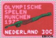 Nederland NL 1013 1972 Olympische Spelen- München Gebruikt 30 - Img 2