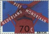 Nederland NL 1595 1994 Mondriaan, Piet Gebruikt 70 - Img 1