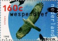 Nederland NL 1652a 1995 Roofvogels Gebruikt 160 - Img 1