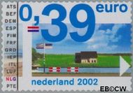 Nederland NL 2062 2002 Euro-zegel Gebruikt 39 - Img 1