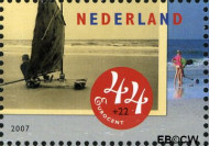 Nederland NL 2498c 2007 Strandpret toen en nu Gebruikt 44+22 - Img 2