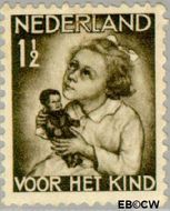 Nederland NL 270 1934 Kind met pop Gebruikt 1½+1½