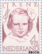 Nederland NL 456 1946 Prinsessen Gebruikt 4+2
