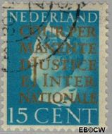 Nederland NL D18 1940 Cour Permanente de Justice Gebruikt 15 - Img 1