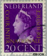 Nederland NL D23 1947 Cour Internationale de Justice Gebruikt 20 - Img 2