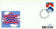 Nederland NL E119a 1972 Nederlandse vlag FDC zonder adres - Img 1