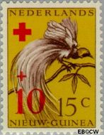 Nieuw-Guinea NG 40 1956 Paradijsvogel Gebruikt 15+10