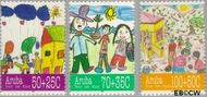 Aruba AR 168#170 1995 Kindertekeningen Postfris