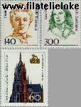 Bundesrepublik BRD 1432#1434  1989 Frankfurter Dom  Postfris