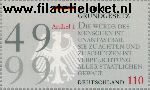 Bundesrepublik BRD 2050#  1999 Grondwet  Postfris