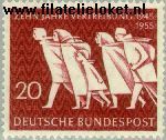 Bundesrepublik BRD 215#  1955 Verdrijving  Postfris
