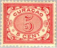 Curaçao CU -33 1904 Type 'Vürtheim' 5 Gebruikt