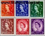 Groot-Brittannië grb 282#87z  1955 Koningin Elizabeth- Type Wilding  Postfris