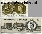 Groot-Brittannië grb 386#387  1965 Parlement  Postfris