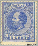 Nederland NL 0019 1872 Koning Willem III- 5e emissie Gebruikt 5