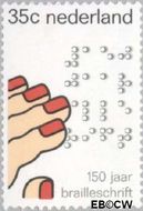 Nederland NL 1077 1975 Brailleschrift Gebruikt 35 - Img 1