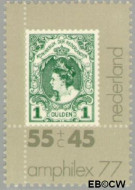 Nederland NL 1137 1977 Postzegeltentoonstelling Amphilex '77 Gebruikt 55+45 - Img 2