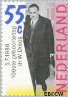 Nederland NL 1358 1986 Drees, Dr. W. Gebruikt 55 - Img 2