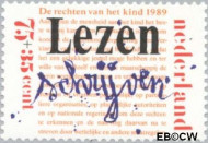 Nederland NL 1437 1989 Rechten Kind Gebruikt 75+35 - Img 2